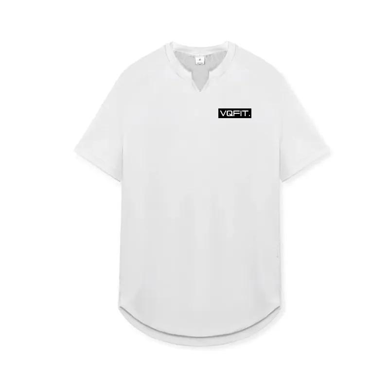 Muscleguys Comfortabele Fitness Ademende Sport-T-shirts voor heren Zomer Casual Outdoor Hardloopkleding Spoorloos en zacht XXL