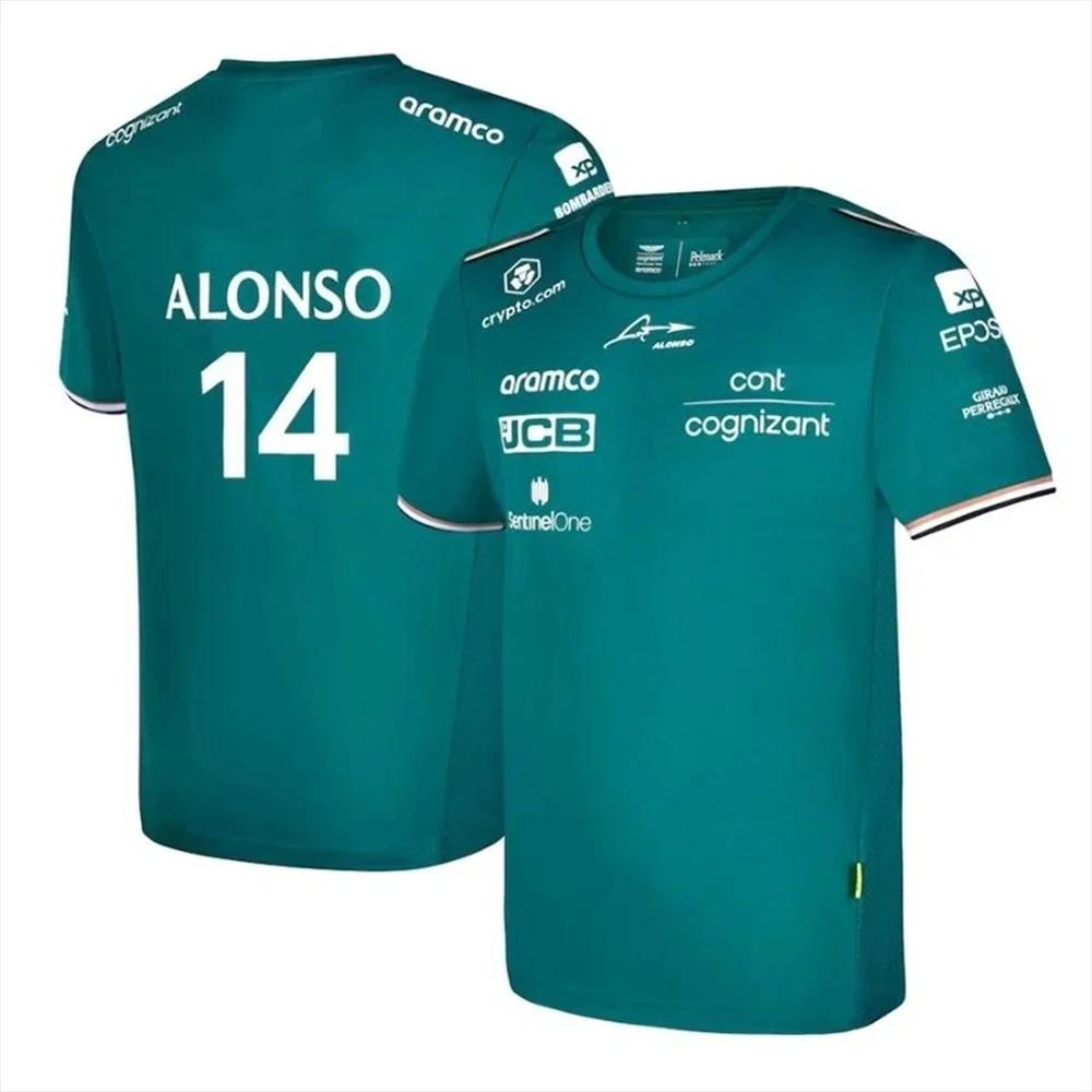ETST41 New Men T shirt Spanish Tshirt Racing Suit F1 Team T-shirt Men's Summer Outdoor Sports Cycling Suit Large Top Men Clothing M
