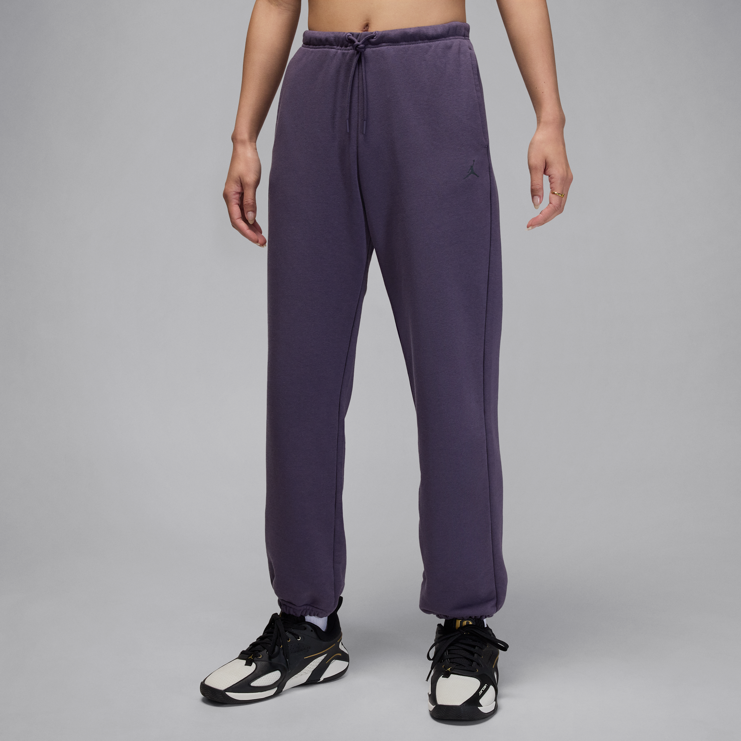 Jordan Sport Crossover Dri-FIT fleecebroek voor dames - Paars
