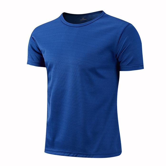 Have feelings for you Zomer T-shirt met ronde hals Sneldrogende kleding Werkkleding T-shirt met korte mouwen 4XL saffierblauwe kleur