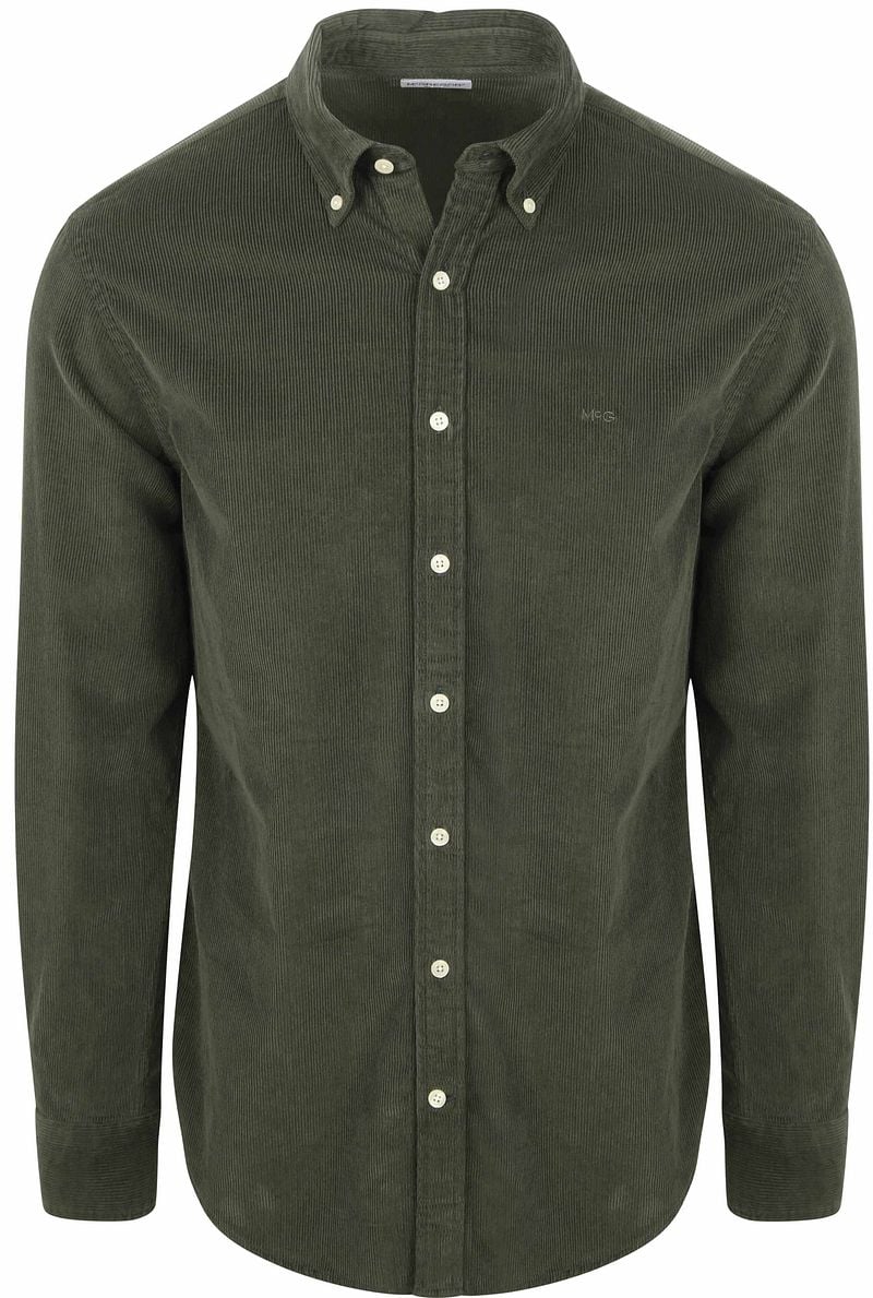 McGregor Overhemd Corduroy Olijfgroen