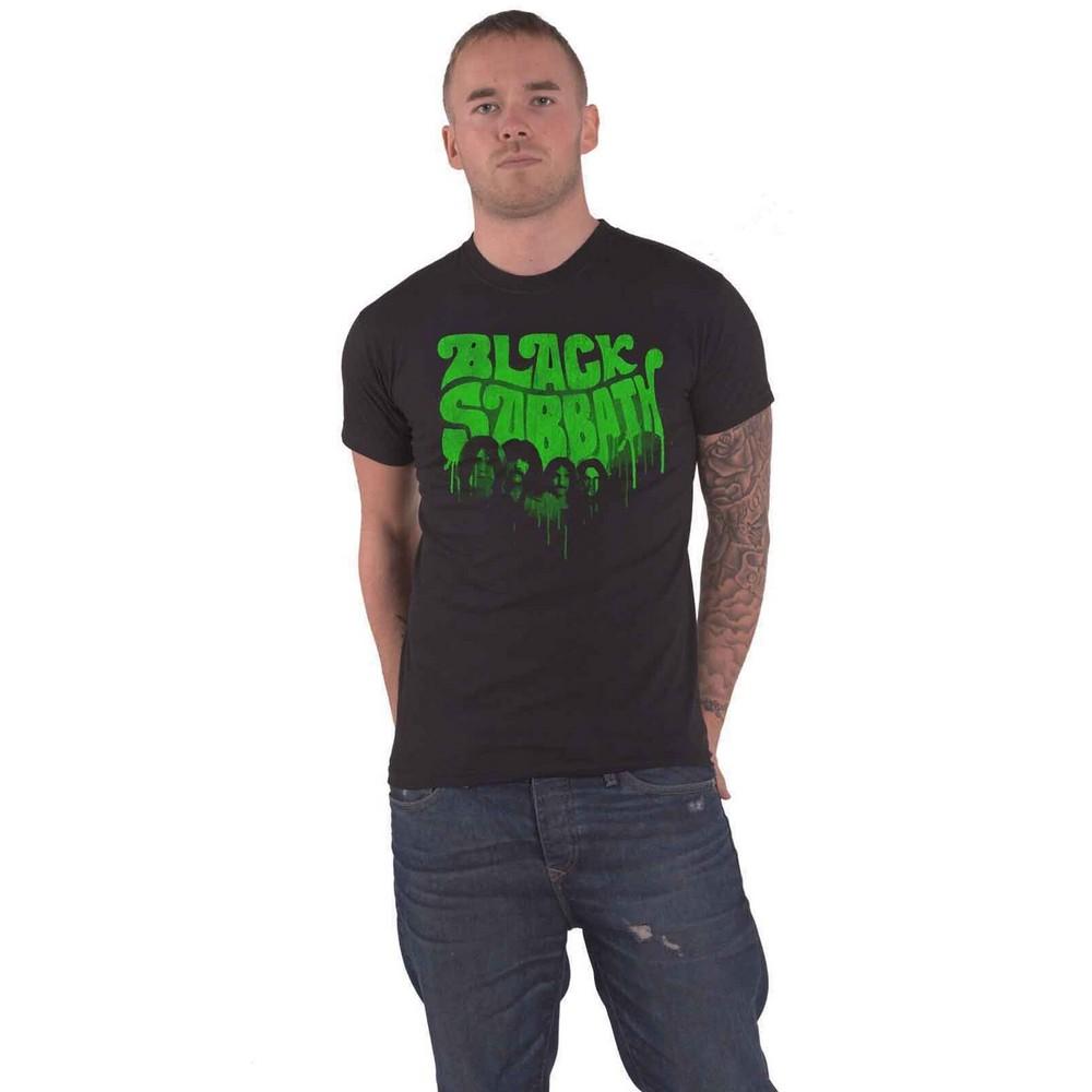 Black Sabbath Unisex volwassen graffiti T-shirt L zwart