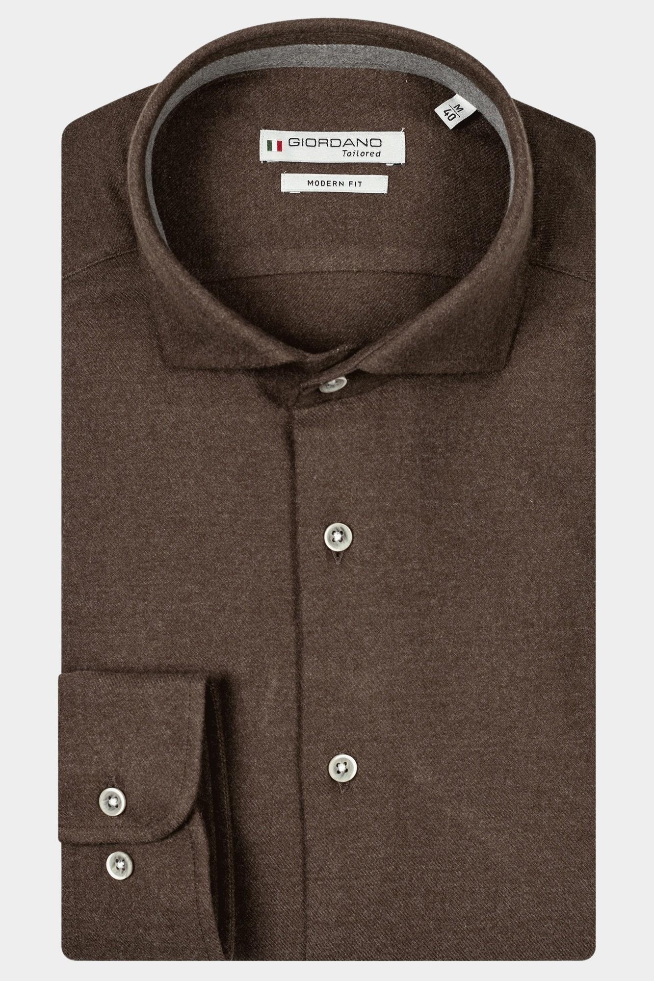 Giordano Casual hemd lange mouw row, ls cutaway twill with su 427827/80
