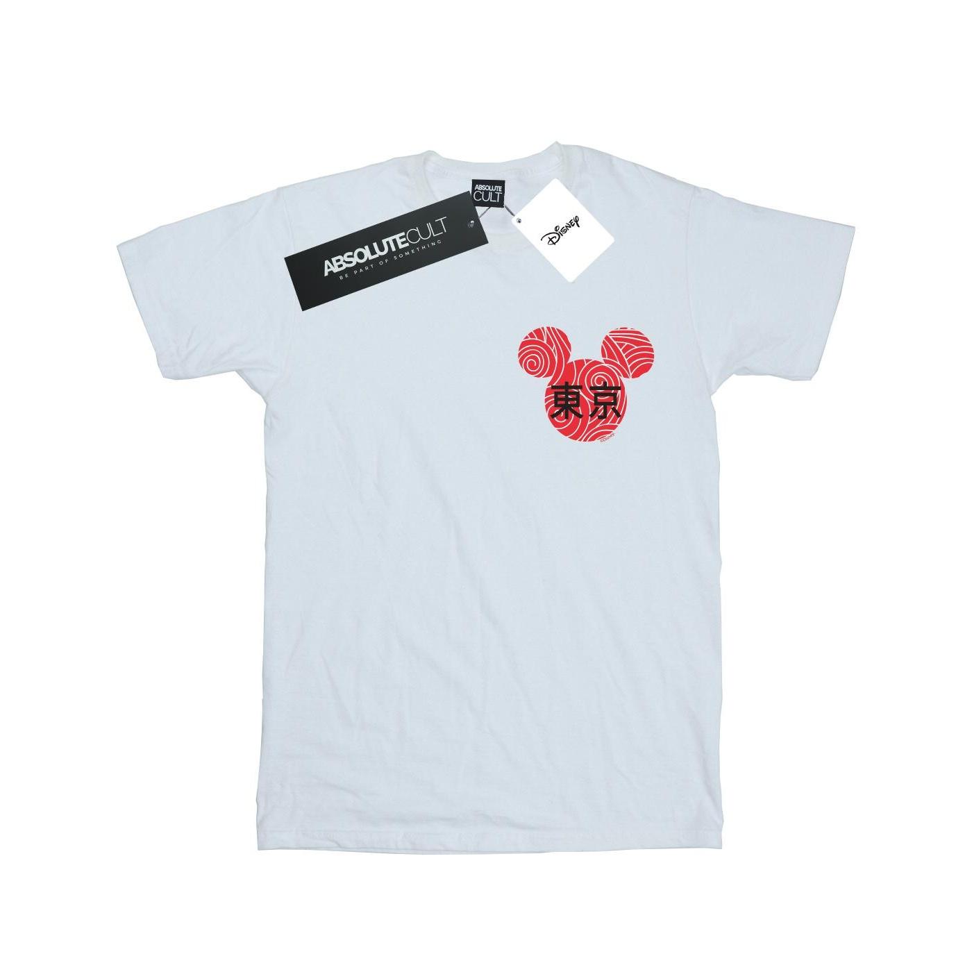 Disney Heren Mickey Mouse symbool T-shirt L wit