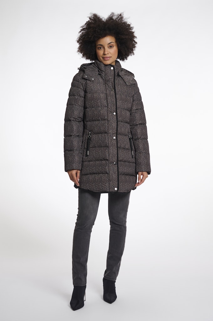 Rino & Pelle Padded coat with detachable hood dessin