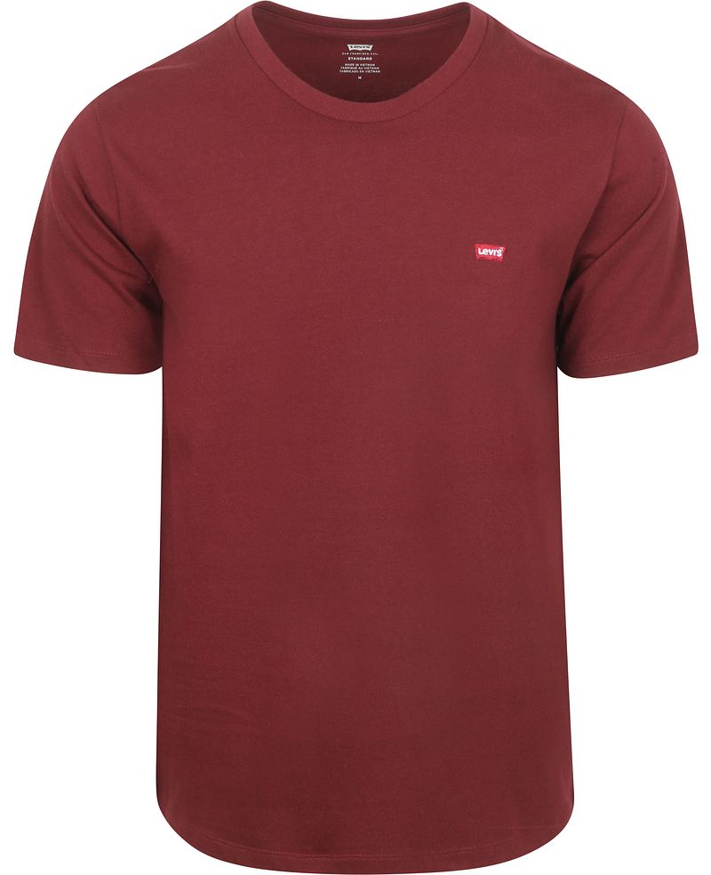 Levi's T-shirt Original Bordeaux