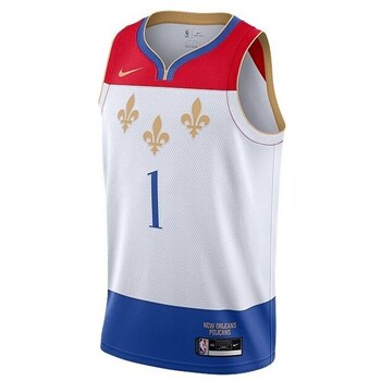 Nike T-shirt Korte Mouw  Nba New Orleans Pelicans Zion Williamson City Edition