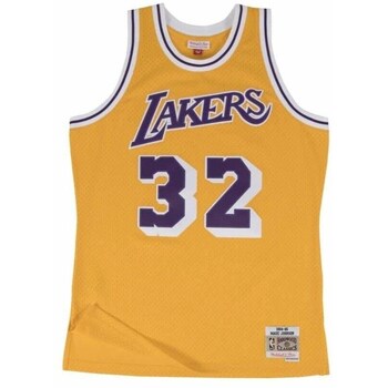 Mitchell And Ness T-shirt Korte Mouw  Nba Swingman Jersey 20 Los Angeles Lakers 198485 Magic Johnson