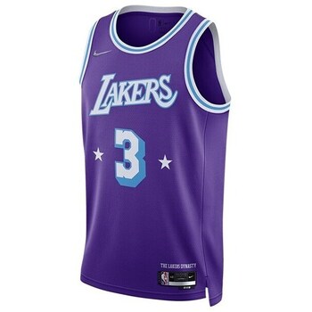 Nike T-shirt Korte Mouw  Nba Los Angeles Lakers Anthony Davis City Edition 2021