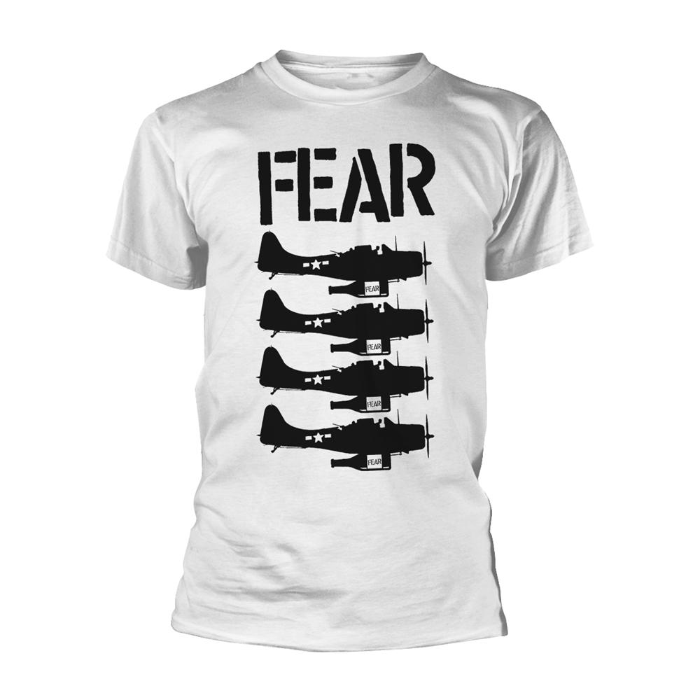 Pertemba FR - Apparel Angst Unisex volwassen bierbommenwerpers T-shirt S wit