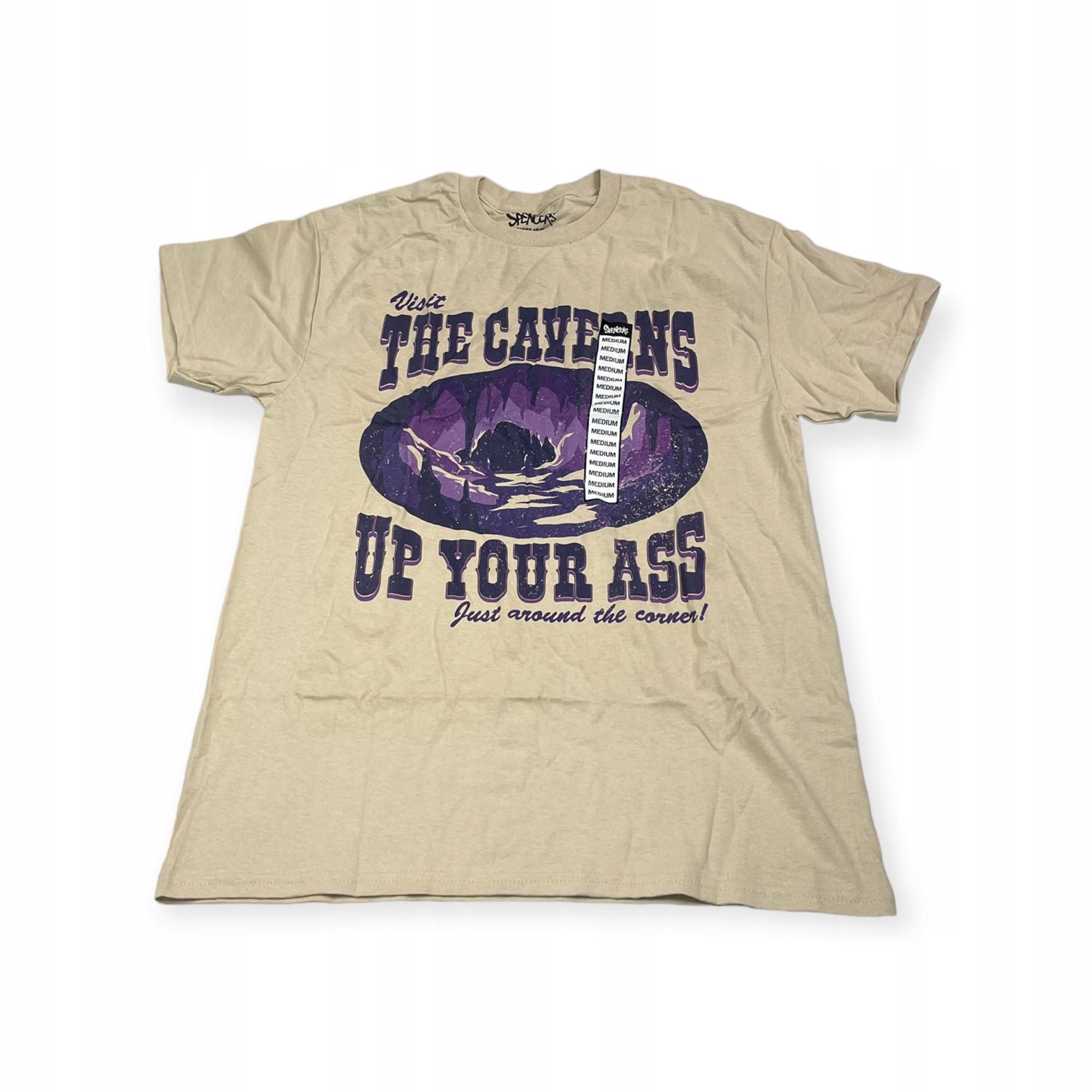 Outletup-clothes Koszulka T-shirt męska okrągły dekolt SPENCER'S SINCE 1947 M