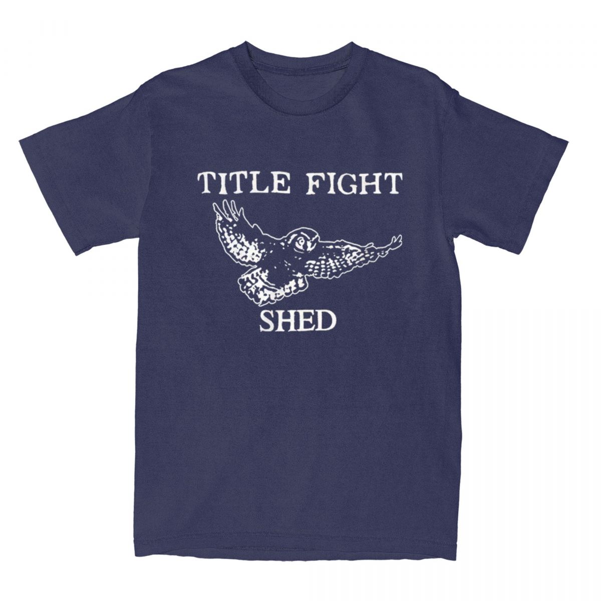 Comfortable season Title Fight Shed Owl for Men Women T Shirts Floral Green Merchandise Awesome Tee Shirt T-Shirts Cotton New Arrival Clothing L marineblauwe kleur