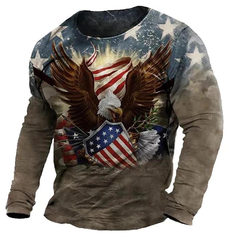 ETST WENDY Vintage Lange Mouwen T-shirt Mannen Casual T-shirts 3d Print Harajuku Tops 2022 Creatieve Persoonlijkheid Shirt Oversized Mannelijke Kleding XL