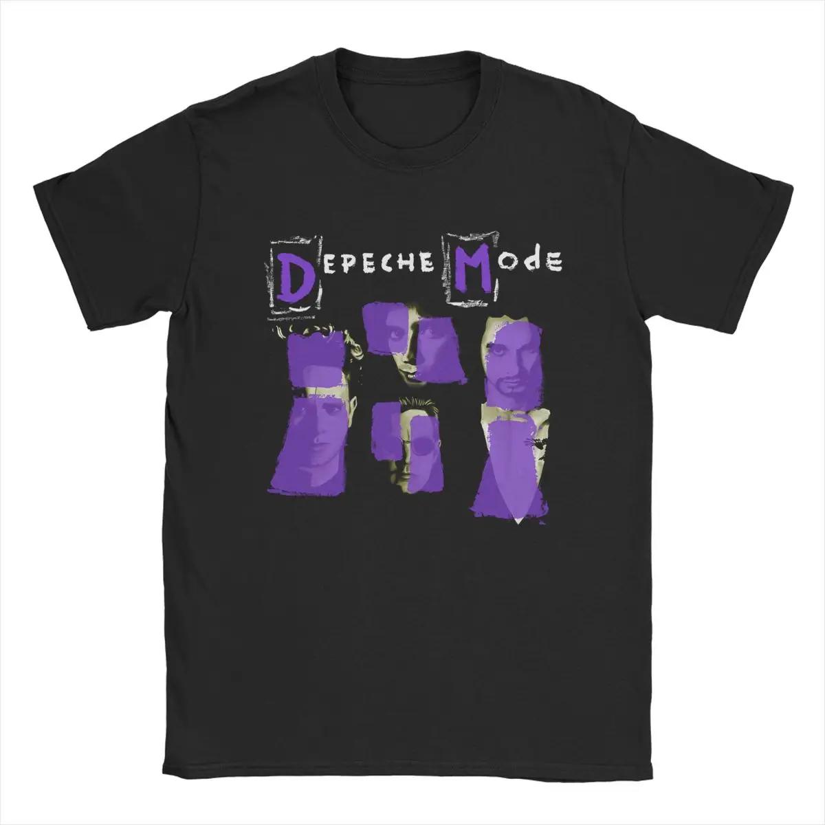 Comfortable season Depeches Cool Modes Heren T-shirts Mode T-shirt Korte Mouw O-hals T-shirts 100% Katoen Cadeau-idee Kleding XXXL zwart