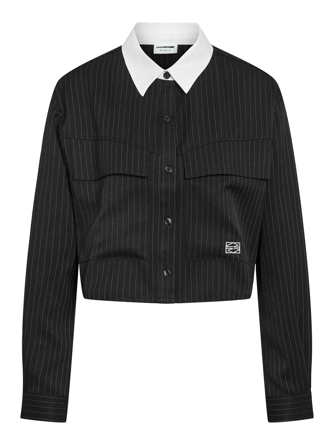 Noisy May Nmdallas L/s Crop Pinstripe Shirt F: