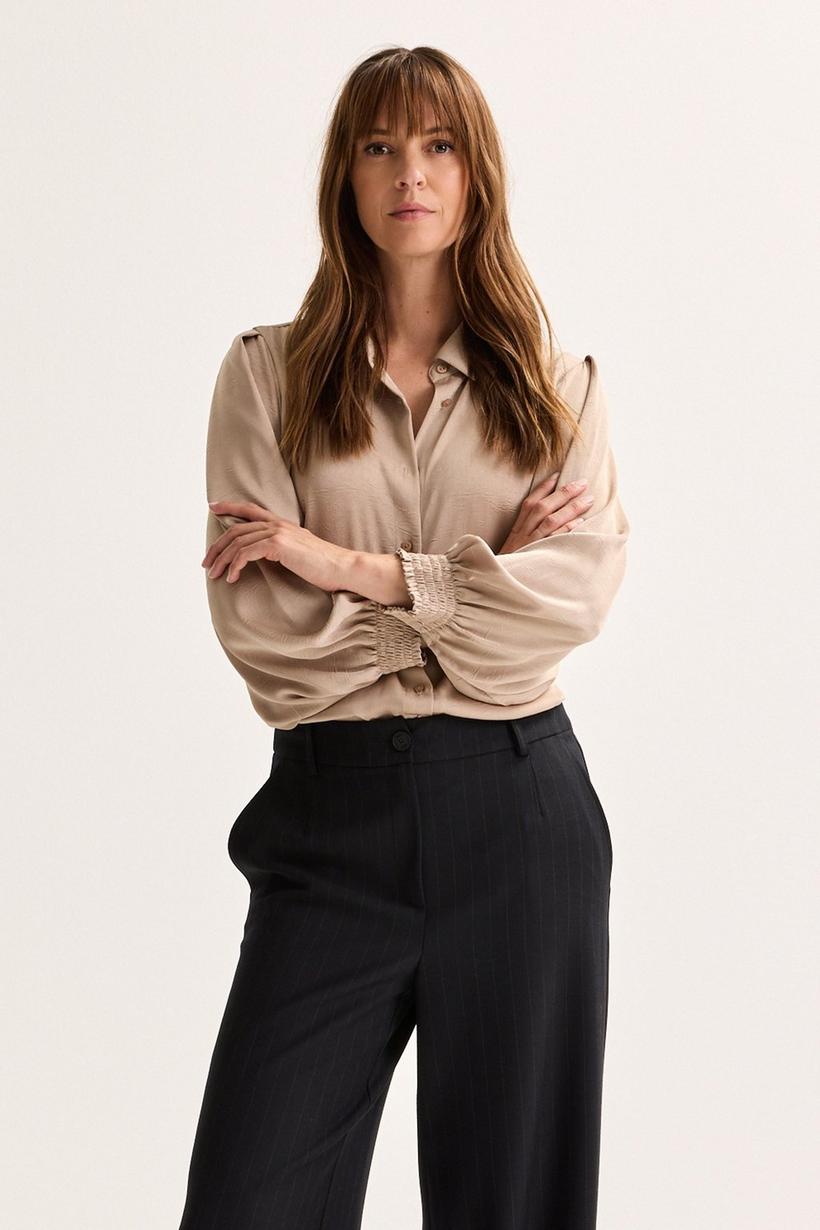 Mayerline Hemdblouse In Elastisch Satijn