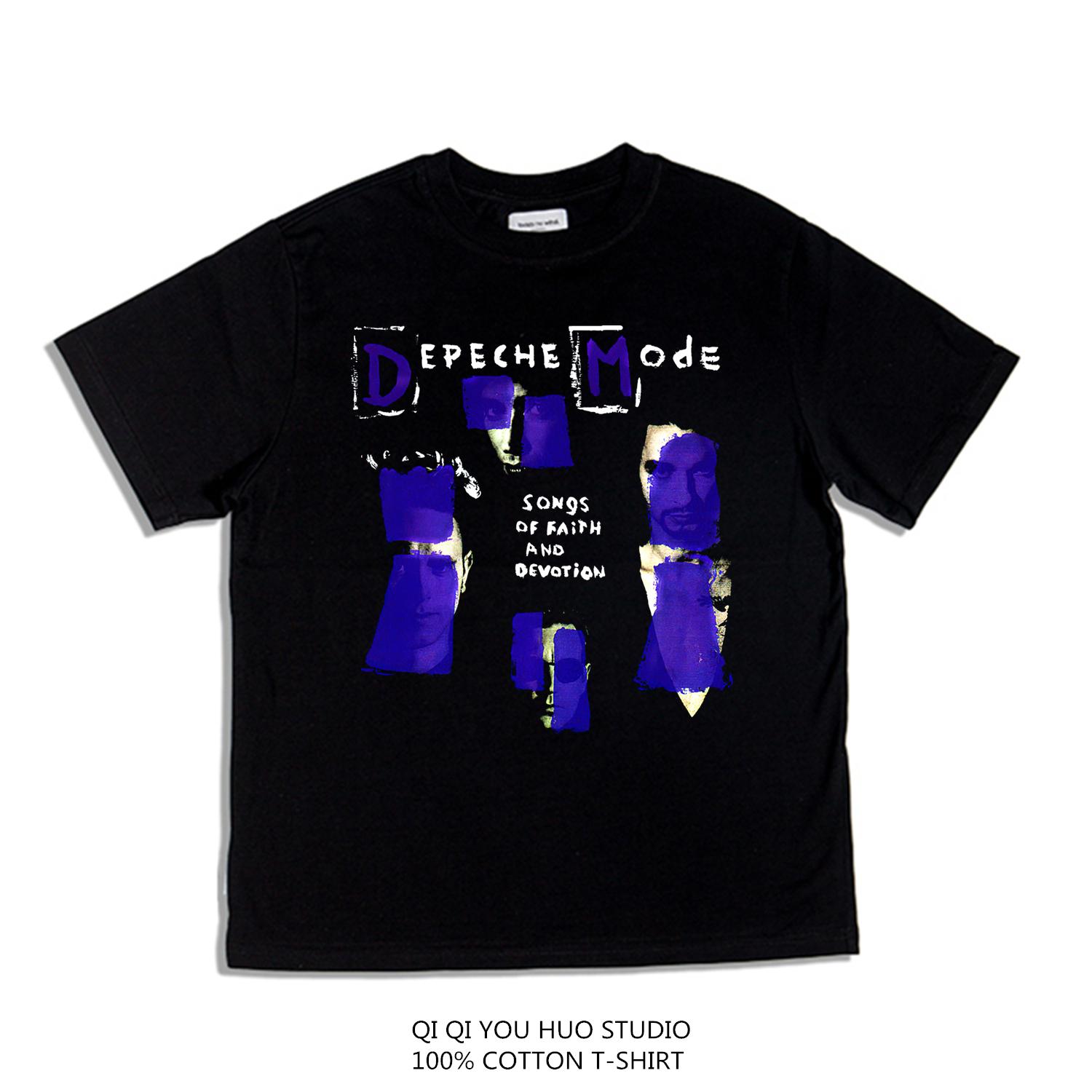 The best product for you 2025 Heren Dames T-shirt Casual Depeche Negative Schedel Mode T-shirt Grafisch Oversized Sport Tops Kleding Streetwear Tops XXL