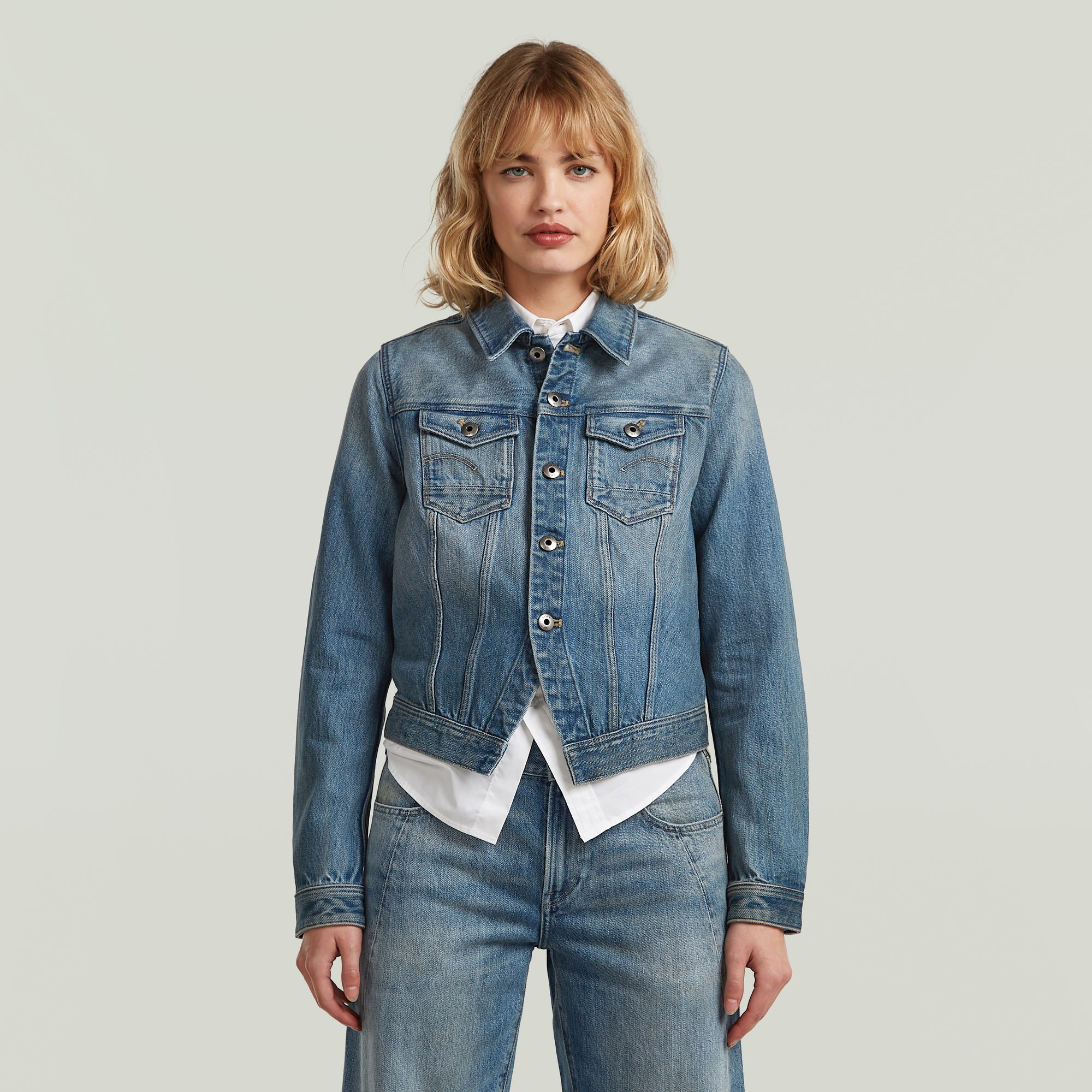 G-Star RAW Pitched Hem Slim Jack - Lichtblauw - Dames