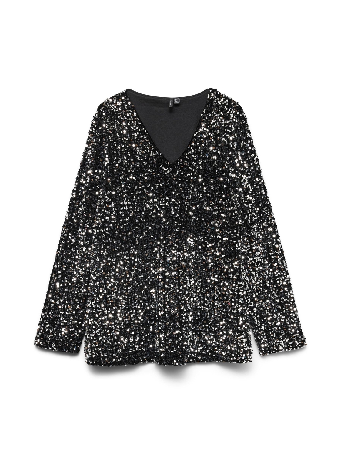 Vero Moda curve (maatje meer) Vmcbella Ls V-neck Sq Top Jrs Ga Cu: