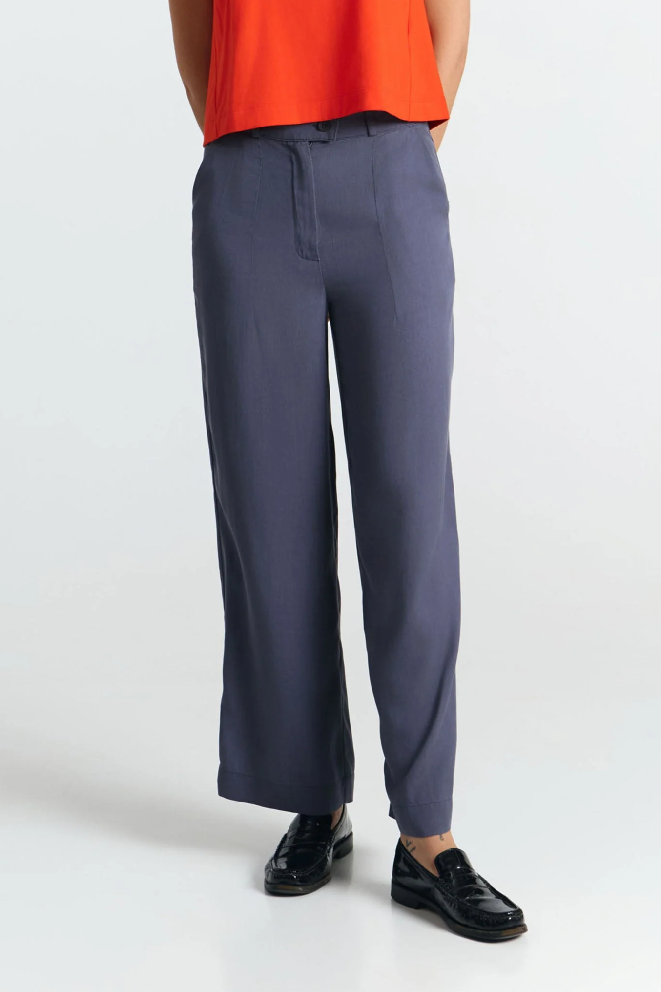 SUITE13LAB Damen vegan Hose Samana Grau