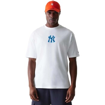 New-Era T-shirt Korte Mouw  Mlb World Series Os Tee Neyyan Whi