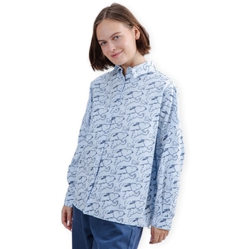Brava Fabrics Blouse  Peanuts Jump Shirt - Blue