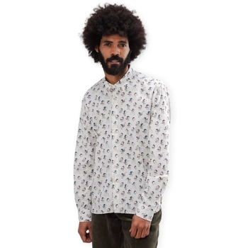 Brava Fabrics Overhemd Lange Mouw  Peanuts Flying Ace Shirt - Ecru