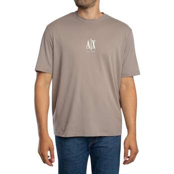 EAX T-shirt Korte Mouw  T-shirt met geborduurd centraal logo