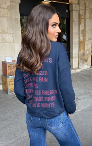 Jurkjes Love Trui Navy