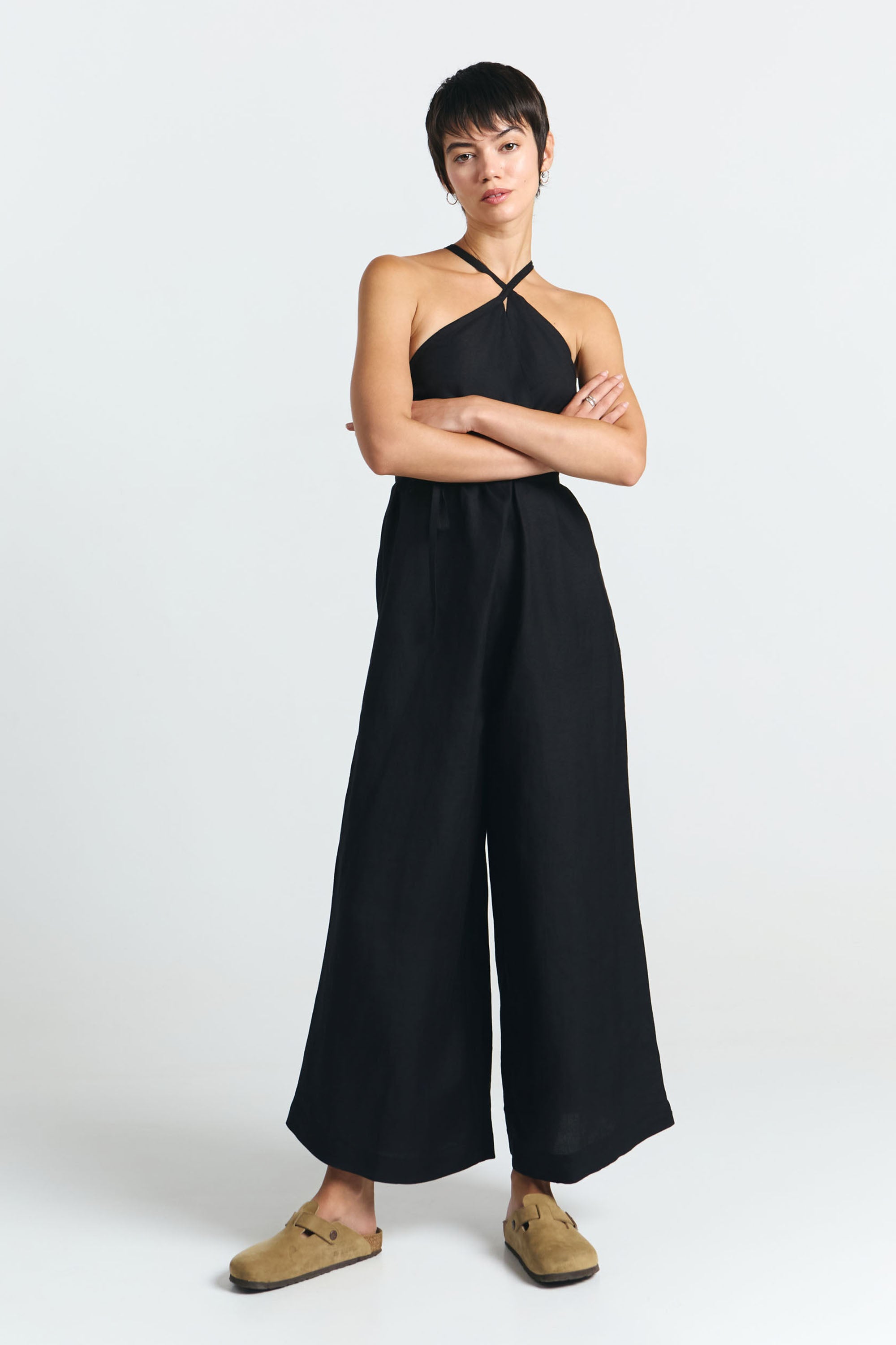 SUITE13LAB Damen vegan Jumpsuit Danli Schwarz
