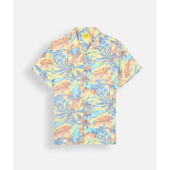 Oxbow Overhemd Korte Mouw  Viscose bedrukt overhemd met korte mouwen TROPICS