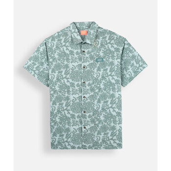 Oxbow Overhemd Korte Mouw  Linnen katoenen overhemd met korte mouwen BARREL