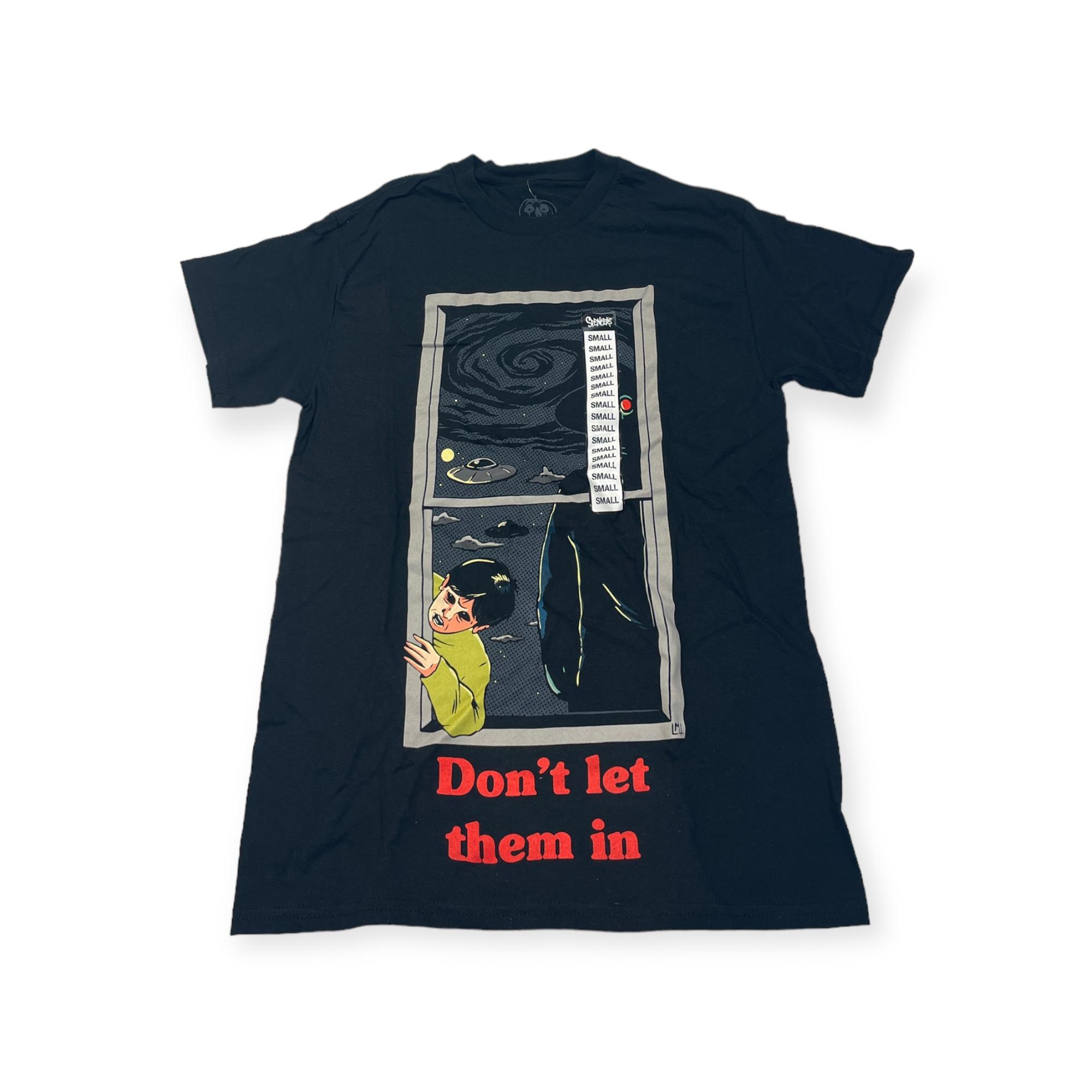 Outletup-clothes Koszulka T-shirt męski okrągły dekolt SPENCER'S NADRUK L