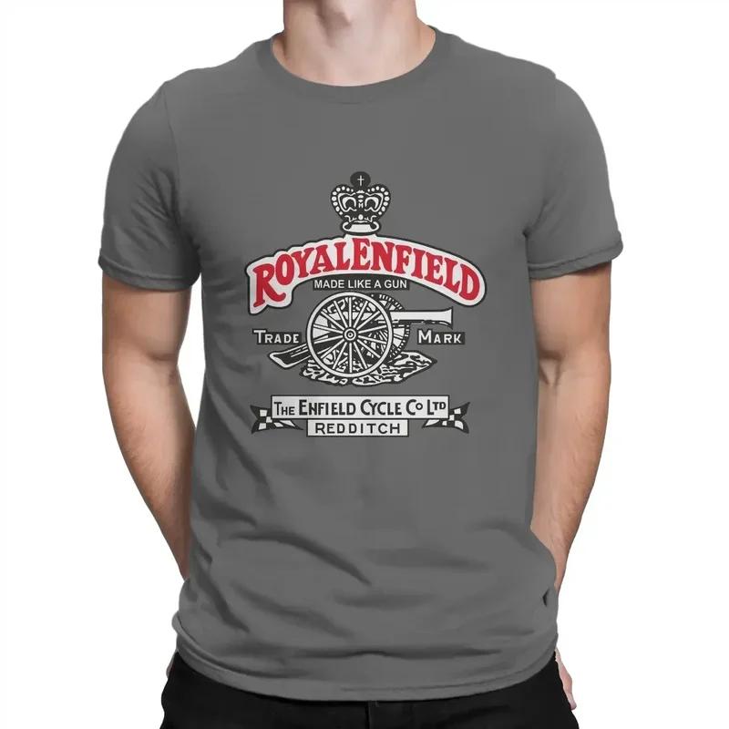 Comfortable season Royal Enfield Special T-shirt Een van de Britse Vintage Motorfiets Casual T-shirt Zomer T-shirt voor Volwassenen Hoge Kwaliteit XL