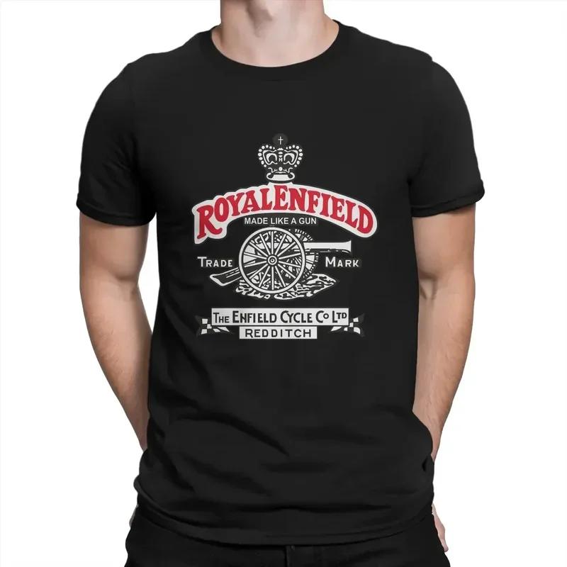 Comfortable season Royal Enfield Special T-shirt Een van de Britse Vintage Motorfiets Casual T-shirt Zomer T-shirt voor Volwassenen Hoge Kwaliteit XXL