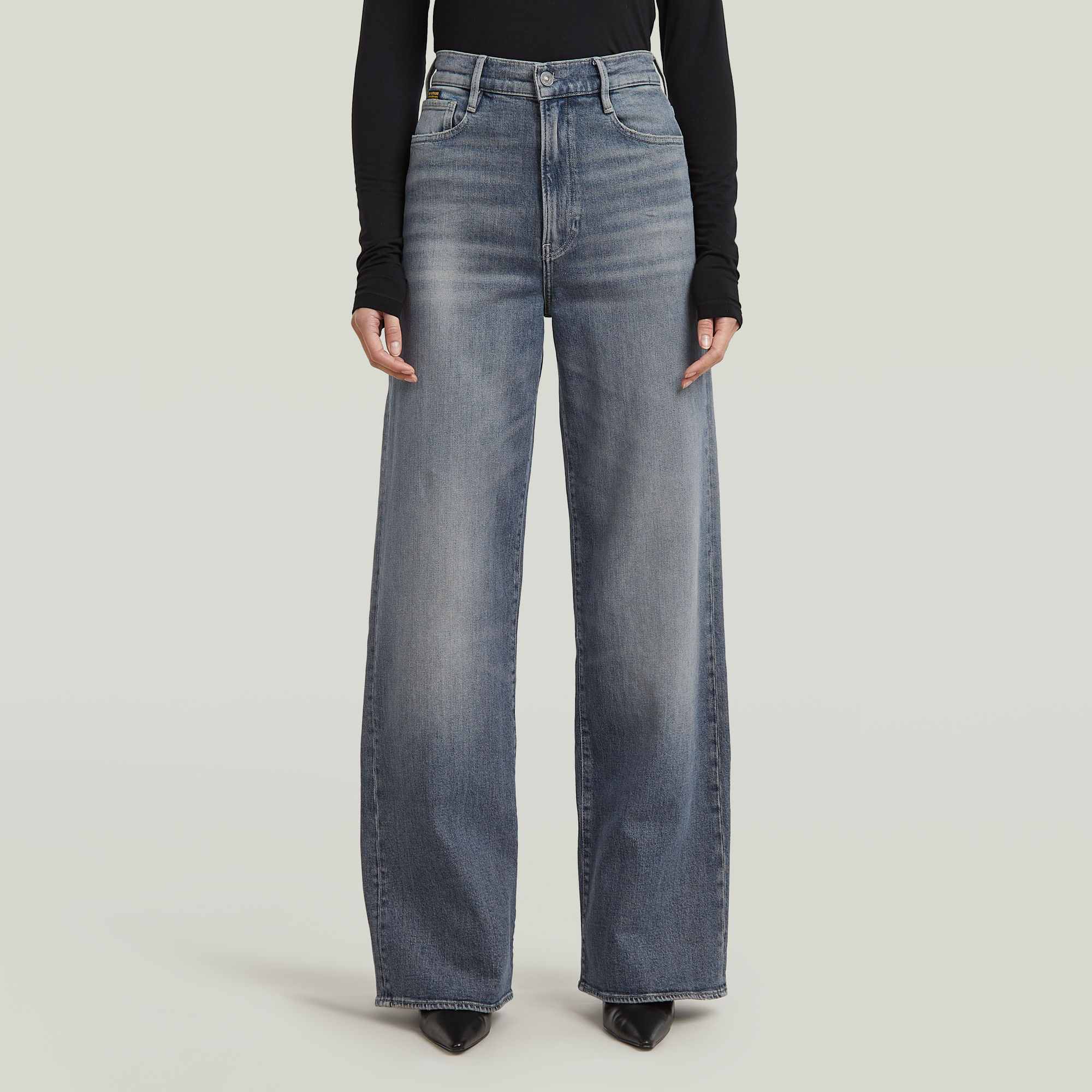 G-Star RAW Deck 2.0 High Loose Jeans - Donkerblauw - Dames