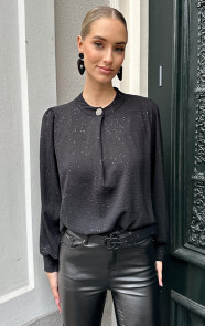 Jurkjes Detailed Button Blouse Glitter