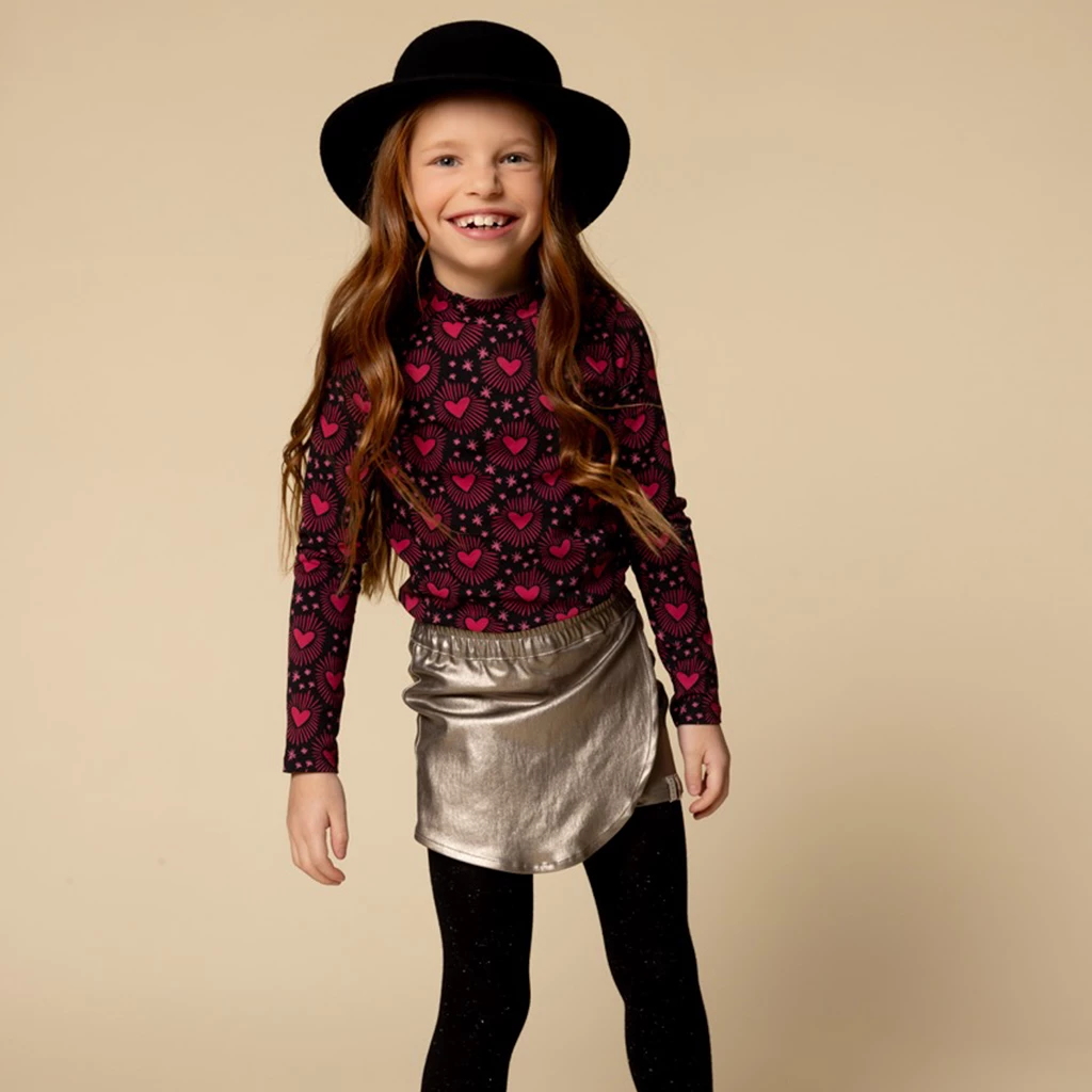 Looxs-collectie Rokje metallic (champagne)