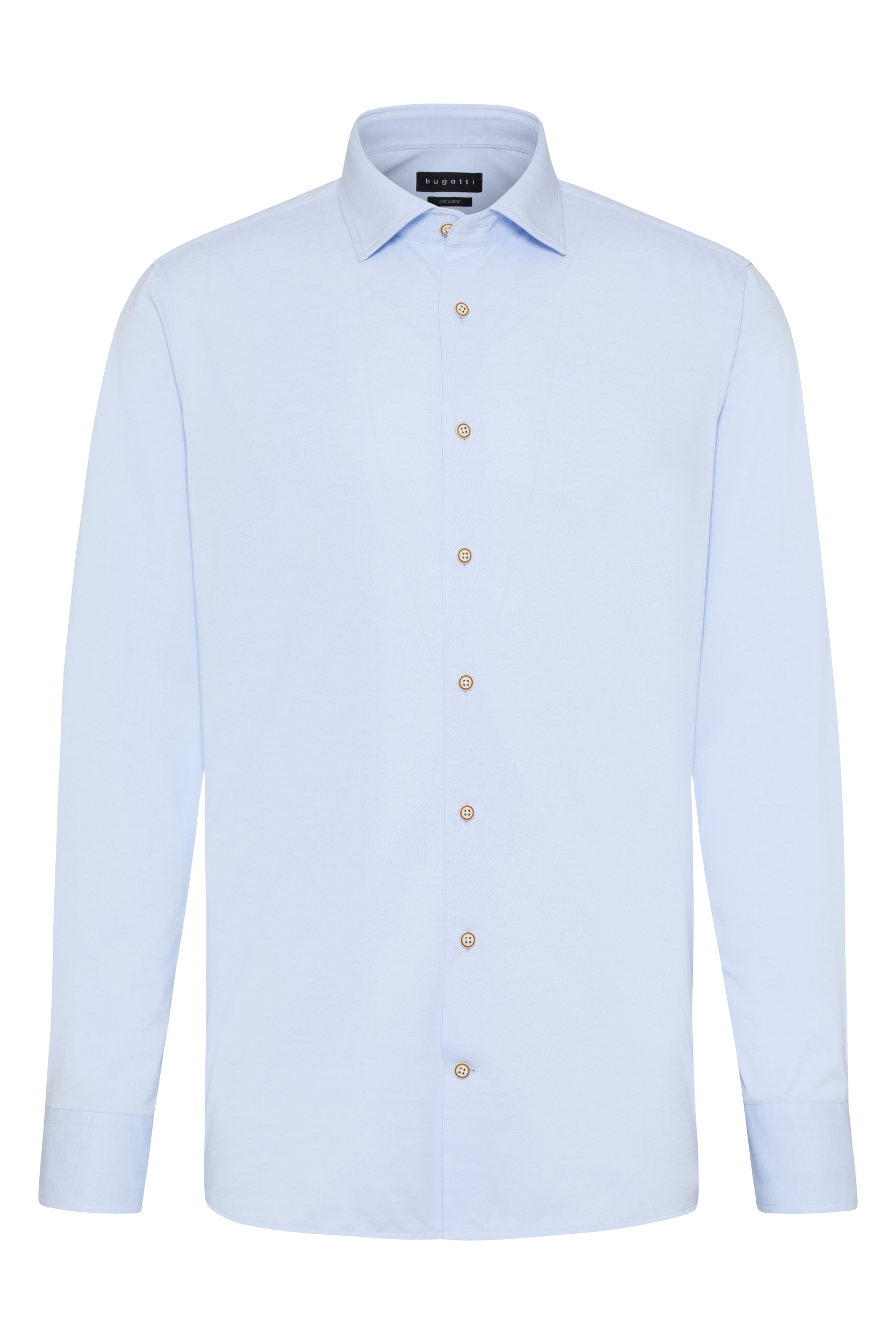 Bugatti Overhemd met lange mouwen uit jersey