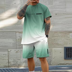 Xuhaijian02 Trendy Zomer Casual Ook Geschikt Voor Sport Shorts Korte Mouwen 2024 Nieuwe Heren S Oversized Losse Snel Drogende Zomerpak 6XL