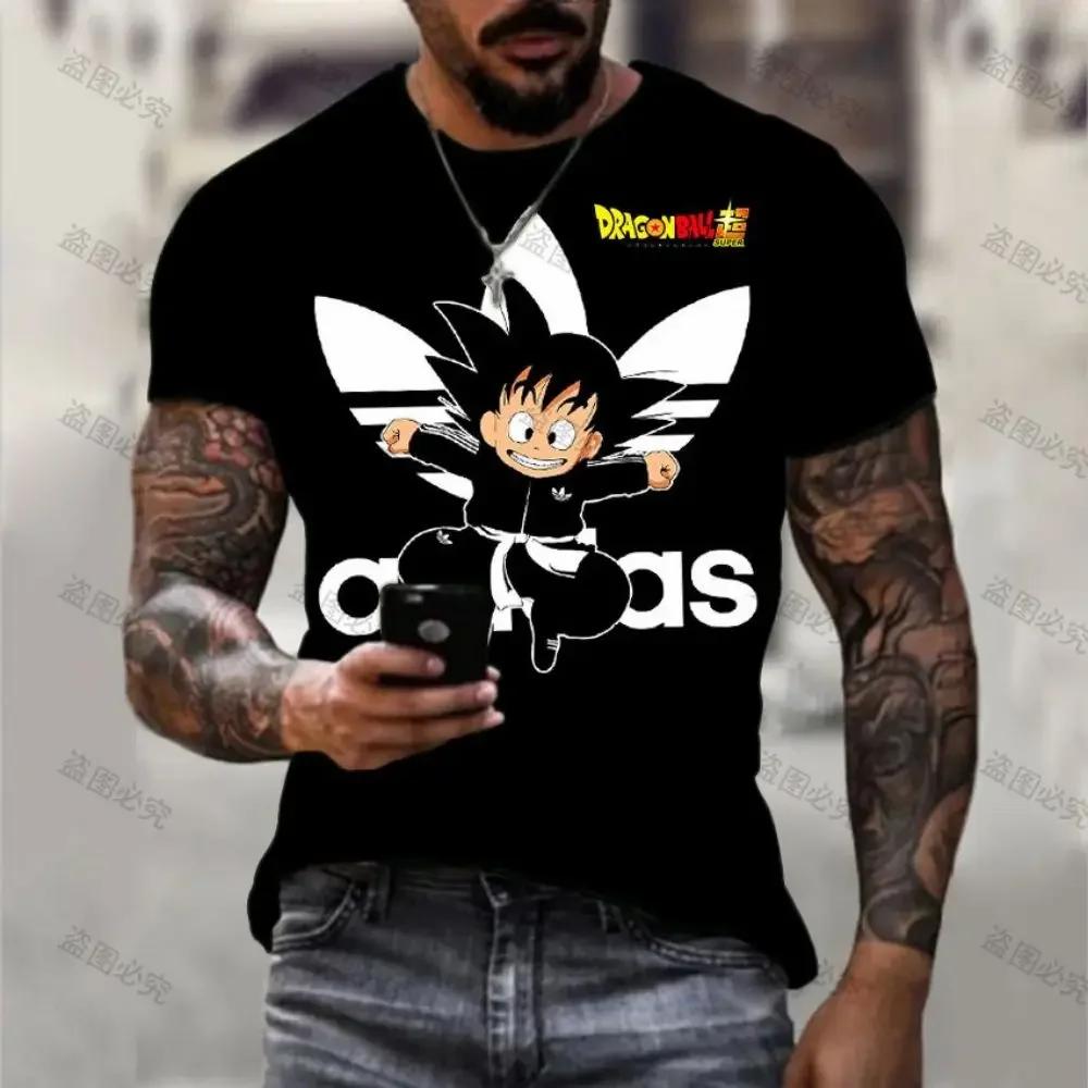 ETST33 Dragon Ball Z Kinder T-shirt Tops Vegeta Heren Essentials Hip Hop Goku Mode Harajuku Stijl Korte Mouw T-shirts Nieuwe Anime XL
