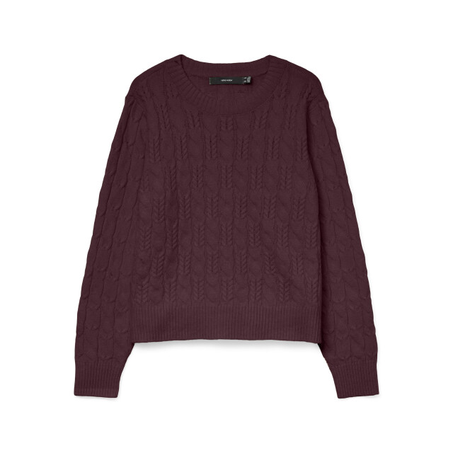 Vero Moda Gebreide trui VMARIES LS O-NECK CABLE PULLOVER BF