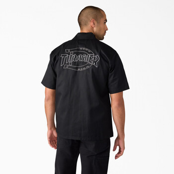 Dickies Overhemd Korte Mouw  Thrasher x work shirt