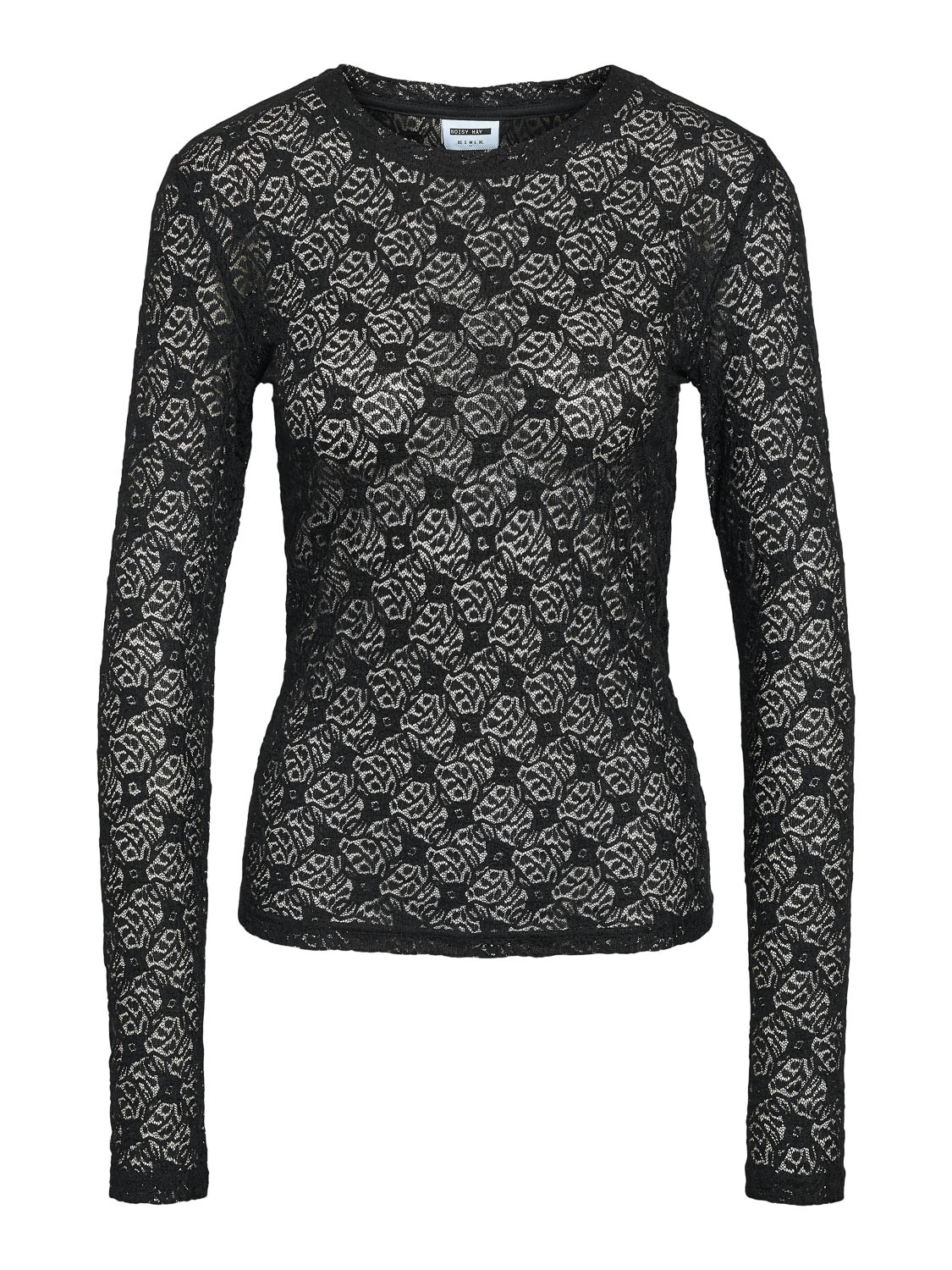 Noisy May Nmjudith L/s Lace Top Noos
