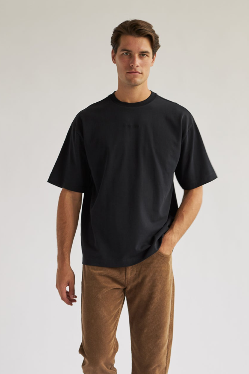 TWOTHIRDS Herren vegan T-Shirt Roydon Schwarz