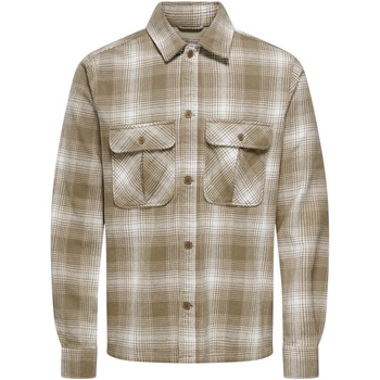 Only & Sons Overhemd Lange Mouw Only & Sons ONSCEDRIC LIFE CHECK OVERSHIRT NOOS 22030843