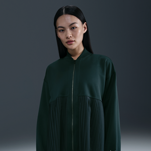 Nike geplooide damesjas - Groen