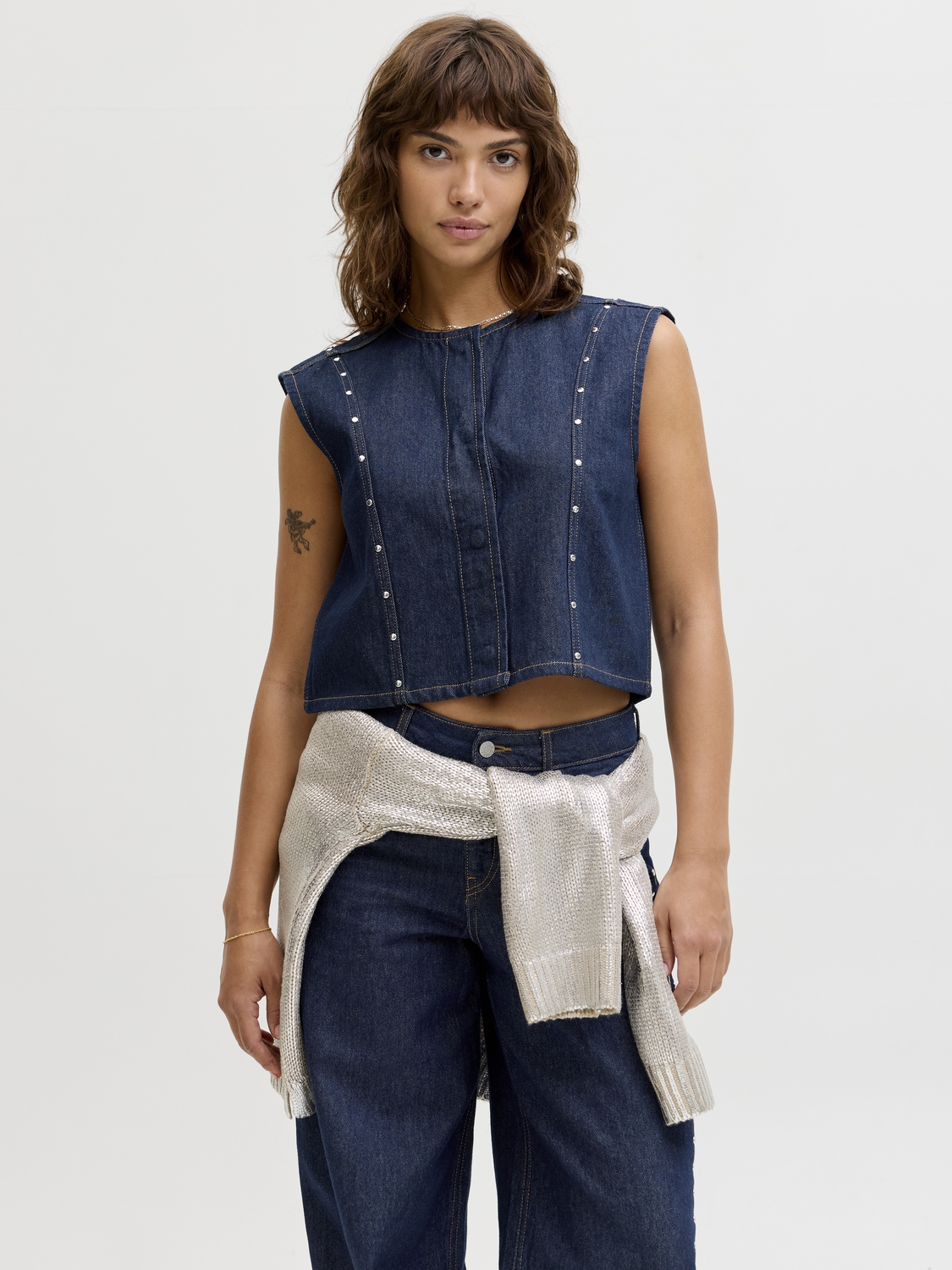 Jack and Jones Jxmae Waistcoat R295 Dnm