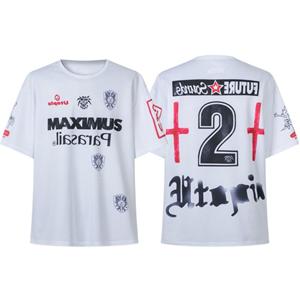 Zengyanqin02 Heren Dames MOTO Nieuw Fiets T-shirt Motocross Losse Ademende Sneldrogende Sportshirt Marc M&aacute;rquez 93 Extra Grote Casual T-shirt M