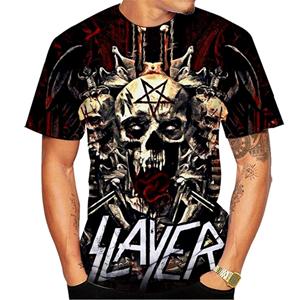 ETST WENDY 005 Zomer Nieuwe Mode Muziekband 3D Geprint Heavy Metal Cool Gepersonaliseerd T-shirt L